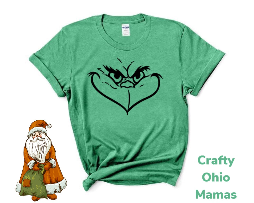 Grinch face Tee