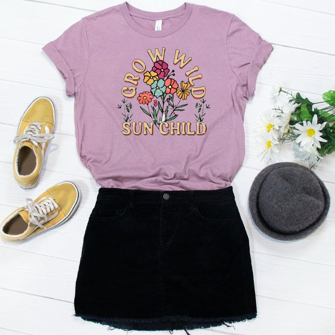 Grow wild sun child Tee